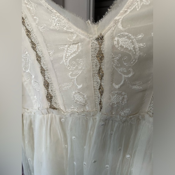 free people cream dress - Picture 4 of 5